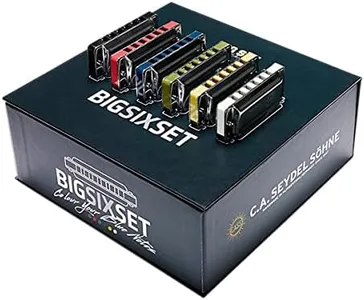 SEYDEL SET of 6 - BIG SIX BLUES Harmonicas