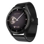 Titan Crest 2.0 Smart Watch for Man & Women, 1.43" AMOLED Display, Mesh Metal Strap, BT Calling, Tailored Activity Tracker, 100+ Sports Modes, Fast Charging, Smart Watch for Men Latest & Women (Black)