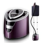 Clothes Upright Steamer, Height Adjustable Floor Steam Irons,Heavy Duty Stand up Garment Steamer,with 180 Degree Adjustable Ironing Boards and Hanger
