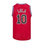 Mens Basketball Jerseys #10 Lola Space Movie Jersey Shirts White/Black, Red, XXXL