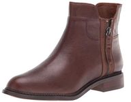 Franco Sarto Women's Halford Booties Ankle Boot, Brown, 7