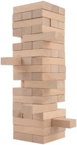 CoolToys Timber Tower Wood Block Stacking Game – Original Edition (48 Pieces)