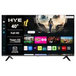 HYE TV - Smart TV, 40" Screen Size, Full HD Resolution, Apple AirPlay, Samsung Tizen OS & Gaming Hub, Versatile Connectivity, Perfect For Streaming, Black, Gaming & Entertainment - 40FHDS1008