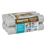 Smooth Top EasyLiner for Cabinets & Drawers - Easy to Install & Cut to Fit - Shelf Paper & Drawer Liner Non Adhesive - Non Slip Shelf Liner for Kitchen Pantry - 12 Inch Width - 60 Total Feet - Gray