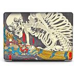 Compatible with MacBook Air 13 inch Art Case Skin, 2022, 2021, 2020-2018 Release A2179/A2337 M1 with Touch ID Colorful with Keyboard Cover & Screen Protector (The Skeleton Specter by Kuniyoshi)