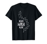 Walk by your side Dog Paw Print Doggie Puppy Animal Lover T-Shirt