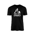 Got Any Up Dog? Black T-Shirt Top Tee - Shadows Supernatural Energy Vampire Roommates Colin Robinson Coffin Dark Comedy Funny Joke TV Show Gift Present (Black, 2XL)