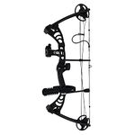 SAS Scorpii 55 Lb 32" Compound Bow (Black w/Accessories Kit)