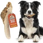 Heartland Elk Antlers for Dogs - Grade A, Naturally Shed Antlers | Dog Bones for Aggressive Chewers & Teething Puppies | All Breeds Chew Toy USA Made & Veteran Owned (Split Elk: 5-6", Medium, 2-Pack)