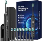 Ultrasonic Toothbrush for Adults - MISSCOZY Reachargeable Electric Toothbrush with 8 Brush Heads, Travling Case, 5 Modes & Smart Timer, Ultra Sonic Toothbrush