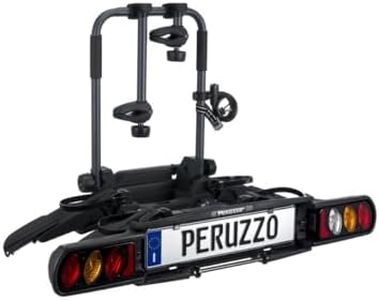 Peruzzo - Porte-vélo sur Attelage Pure Instinct - Transport 2 Vélos jusqu'à 60kg - Compatible Électriques et Fat Bikes - Inclinable avec Pédale - Antivol à Clé Inclus - Universel Européen