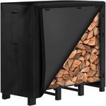 Amagabeli 4ft Firewood Log Rack wit