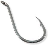 Owner 5311 SSW with Cutting Point Black Chrome Octopus Hook, (Size 6, 63 per Pack)