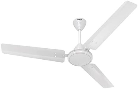 Havells 1200mm Mozel ES Ceiling Fan | Best in class base fan,High Air Delivery, Energy Saving, 100% Pure Copper Motor | 2 Year Warranty | (Pack of 1, Elegant White)