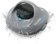 TALOSBO Cordless Pool Vacuum, Robotic Pool Cleaner, Lasts up to 120 Mins,Automatic Pool Vacuum Cleaner with Self-Parking Ideal for Above Ground and Inground Flat Pools up to 850 Sq.ft