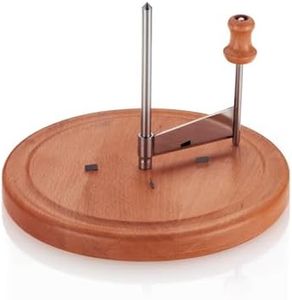 kela 77085 Luxus - Cortaquesos de madera de haya (21,5 cm de diámetro)