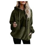 Women Winter Warm Fluffy Hairy Hooded Sweatshirts Ladies Fashion Casual Loose Hooded Top Jumper Jumper Hoodies for Women Hoodie Long Sleeve Printed Sweatshirt Elegant Chic Lady Jackets 2019