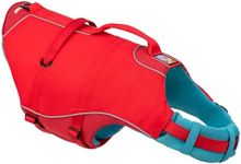 Kurgo Dog Water Life Jacket, Inflatable Safety Jacket for Dogs, Lifejacket Doggy Floats for Kayak, Pool or Lake, Reflective, Adjustable, Surf n’ Turf Life Jacket for Small Medium Large Pets