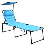 Outsunny Outdoor Lounge Chair, Adju