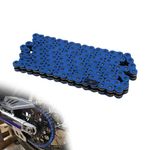 Dirt Bike Chain,Universal 520 Blue Drive Chain X Ring 120-Links Heavy Duty Racing Chain For Most Dirt Bike Pit Bike ATV Motorcycle Quad With 520 Standard Sprocket Like WR250F YZ450F YZ125 YZ250 YZ250F