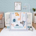 Sammy & Lou Koala & Friends 4 Piece Crib Bedding Set for Boys | Jungle Theme Nursery Quilt, Fitted Crib Sheet, Crib Skirt, and Plush Animal Koala Bear