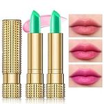 3 Pack Aloe Vera Lipstick,Color Changing Change Lip Gloss Magic PH Jelly Lipstick for Women Nutritious Soothing Tinted Lip Balm Long Lasting Lip Care Lip Moisturizer Makeup Set