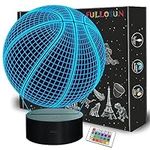 Basketball 3D Night Light for Kids,