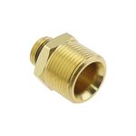 YINETTECH G1/4" Male Pressure Washer Cannon Connector M22 14mm Compatible with Kranzle Compatible with Himore Pressure Washer Adapter Snow Blower Adapter Brass