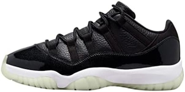 Men's Jordan 11 Retro Low 72-10" Black/Gym Red-White-Sail (AV2187 001), Black/Gym Red-white-sail, 9.5