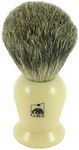 Customizable GBS 100% Pure Badger Bristle Shaving Brush 21 MM Knot 100 mm (4" Tall) Ivory Handle! Personalized