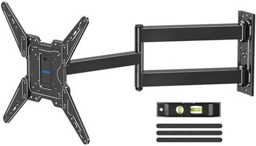 MOUNTUP Corner Long Arm TV Mount for Most 32-65 Inch TVs, TV Wall Mount Full Motion with 31.3” Long Extension, Swivel & Tilt Articulating Bracket, MAX VESA 400x400mm, Holds up to 99 lbs MU0075