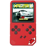 Beijue 16 Bit Handheld Games for Children Adults 3.0'' Large Screen Preloaded 220 HD Classic Retro Video Games Travel Arcade Entertain System Seniors Electronic Game Player Birthday Xmas Gift (Red)