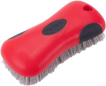 Mothers Stiff Bristle Carpet and Upholstery Cleaning Scrub Brush for Automotive, Home, Couch, Stain Remover