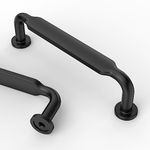 Asidrama 10 Pack 3.75 Inch(96mm) Matte Black Kitchen Cabinet Handles, Cabinet Pulls Kitchen Cabinet Hardware for Cupboard Drawer Handles Dresser Pulls