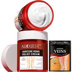Auquest Varicose Veins Relief Cream, Varicose Veins Treatment for Legs, Varicose Veins Repair Set, Auquest Varicose Vein Cream Veinsrelief Cream Spider Veins Repair Cream and Varicose Veins Patches