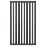 WELL GRILL 16 x 28 cm Cast Iron Stove Grate Fire Grate Ash Grate for Many Ovens and Fireplaces