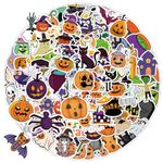 100Pcs Horror Halloween Stickers for Kids, Vinyl Stickers Kids Waterproof Stickers for Water Bottles Laptop Halloween Party Classroom Decor