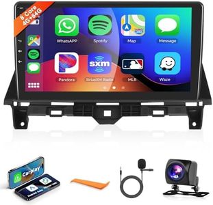 Podofo 8 Core 4G 64G for Honda Accord 8th 2008-2013 Car Radio Stereo with Wireless CarPlay Android Auto 10.1inch 1280 * 720P IPS Touch Screen Bluetooth5.0 GPS FM/RDS WiFi DSP/46EQ AHD Backup Camera