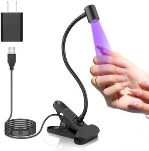 Beetles UV Nail Lamp for Gel Polish Mini LED Light with Clamp for Nail Art Design Fingernail Extension Quicky-Dry Curing Lamp for Techs Manicure Salon DIY at Home