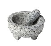 Fox Run 3867 Molcajete Mortar and Pestle, Granite Black