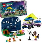 LEGO® Friends Stargazing Camping Vehicle 42603 Set with Toy Telescope, 4x4 Adventures,Girls and Boys Aged 7 Years and Over, Mini-Doll Characters Nova and Aliya, Dog Figure