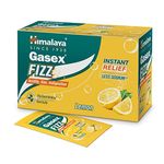 Himalaya GASEX FIZZ Instant relief from acidity Fast relief from gas, indigestion(Lemon) (Pack of 25)