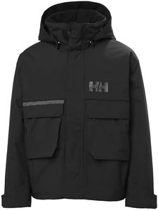 Helly-Hansen Junior Powder LT Jacket - Unisex, Waterproof, Breathable, Insulated, Outdoor Sportswear, 990 Black - 12
