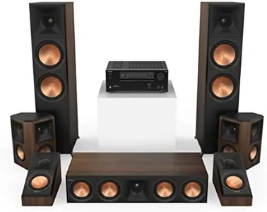 Klipsch Reference Premiere RP-8000F II 5.0.2 in Walnut Home Theater System with 8” Cerametallic Woofers with Onkyo TX-NR6100 7.2 Channel AV Receiver