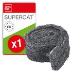 SWISSINNO Rodent Block Steel Wool against Mice, Rats, Martens.Durable Design Stops Entry Gaps. Blocker.100 Percent Effective Impenetrable Barrier - Hyper dense Stainless Construction. 50 cm long: x 1