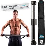 Bullworker Bow Classic 90cm Isometric Exercise Equipment, Portable Strength Training At Home Gym Equipment for Back, Shoulder, Chest, Biceps, Abs, Arm, Ab Workout, All In One Exerciser for Men & Women