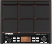 HXW PD705 Sample Pad for Sampling Sounds, Compact Multipad With 9 Velocity Sensitive Drum Pads, 592 Percussion Sounds, Support USB/MIDI In Out/AUX