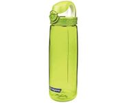 Nalgene Sustain Tritan BPA-Free On The Fly Water Bottle Made with Material Derived from 50% Plastic Waste, 24 OZ, Spring Green with Iguana