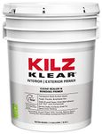 KILZ Klear Multi-Surface Stain Blocking Interior/Exterior Latex Primer/Sealer, Clear, 5 gallon