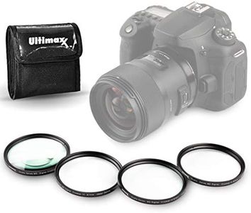 Ultimaxx 82MM Professional Four Piece HD Macro Close-up Filter Kit (1, 2, 4, 10 Diopter Filters) for Camera Lens with 82MM Filter Thread and Protective Filter Pouch